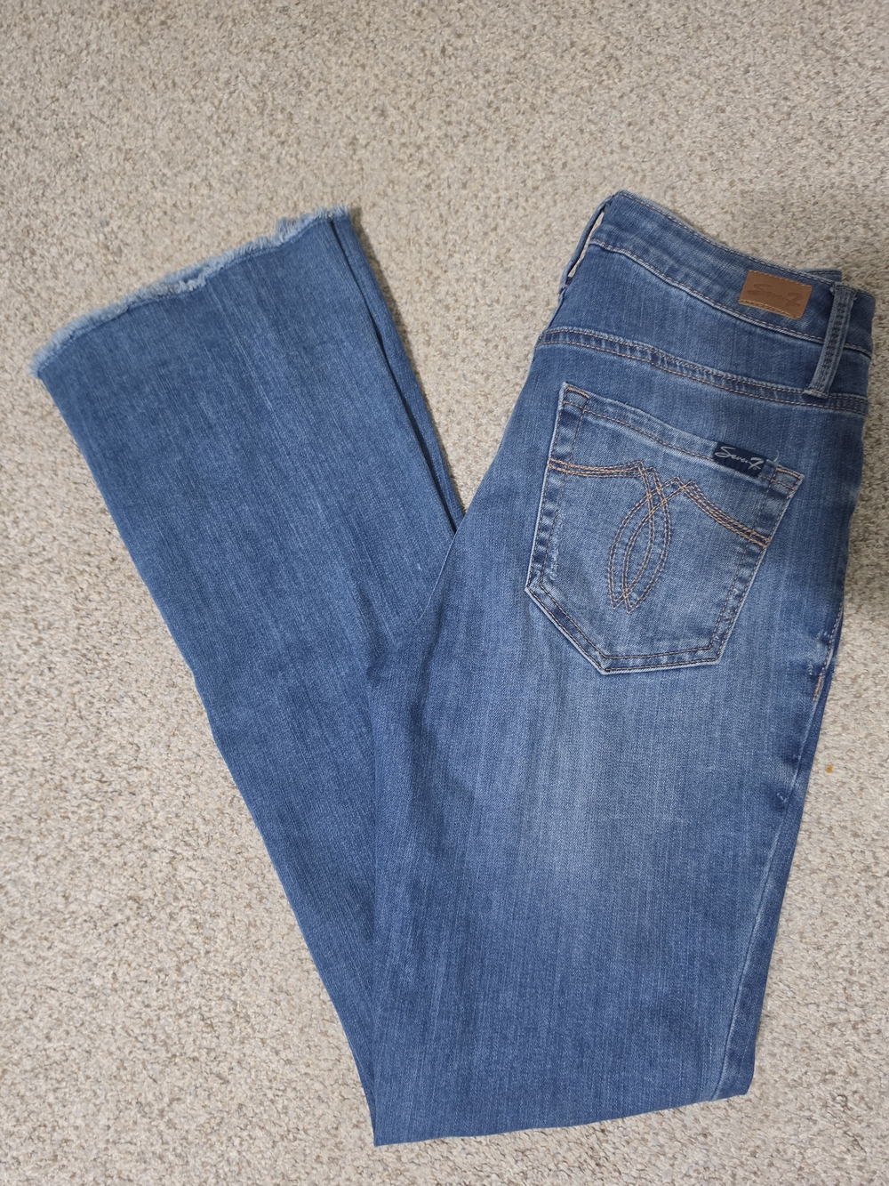 Seven7 High Rise Micro Boot Jeans